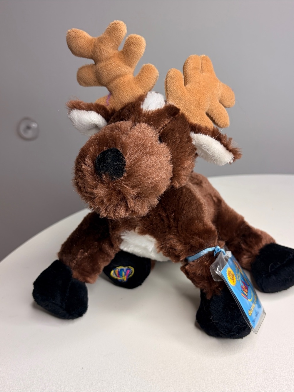 Webkinz Reindeer Plush Brown Moose Stuffed Animal Woodland Plush Toy With Code!